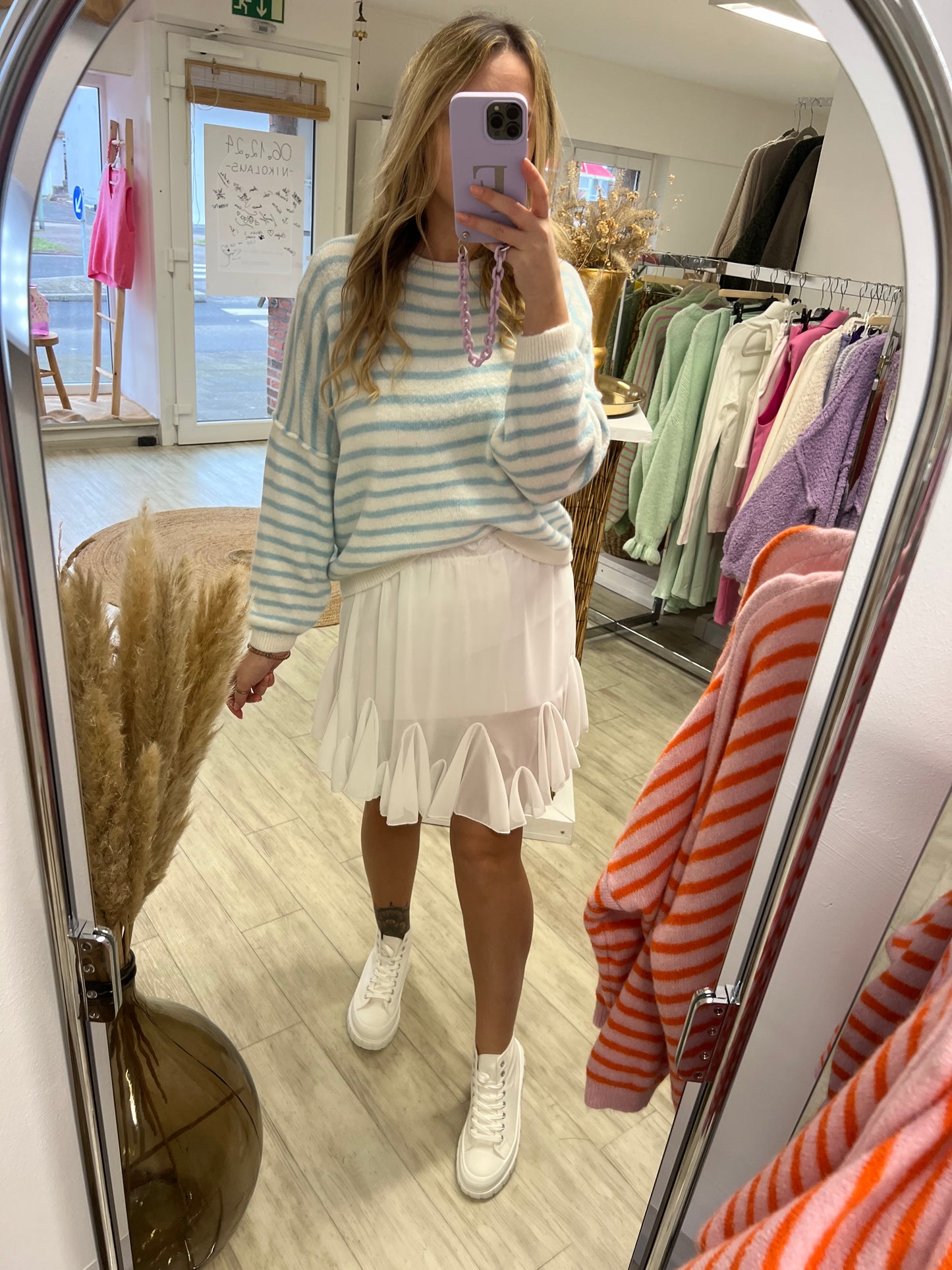 Kringel Sweatshirt Babyblau
