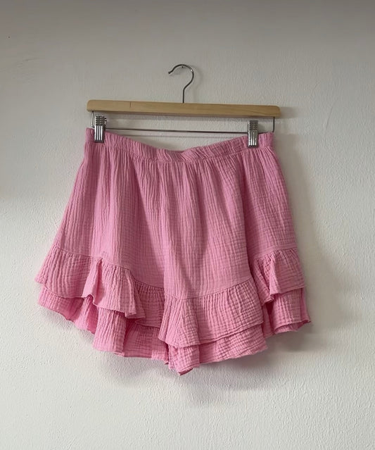 Musselin Hosenrock Rosa